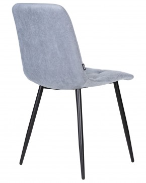 Стул обеденный DOBRIN CHILLY ROMBO, Серо-голубой Simple 26, основание черное в Нытве - nytva.ok-mebel.com | фото 4