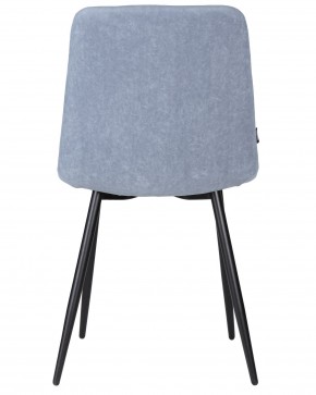 Стул обеденный DOBRIN CHILLY ROMBO, Серо-голубой Simple 26, основание черное в Нытве - nytva.ok-mebel.com | фото 5