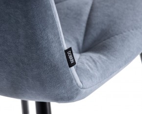 Стул обеденный DOBRIN CHILLY ROMBO, Серо-голубой Simple 26, основание черное в Нытве - nytva.ok-mebel.com | фото 7