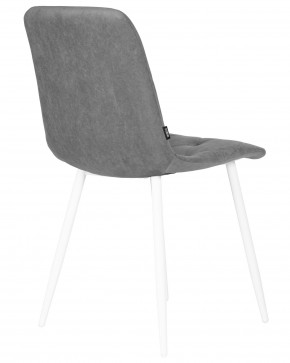 Стул обеденный DOBRIN CHILLY ROMBO, Серый Simple 33, основание белый в Нытве - nytva.ok-mebel.com | фото 4