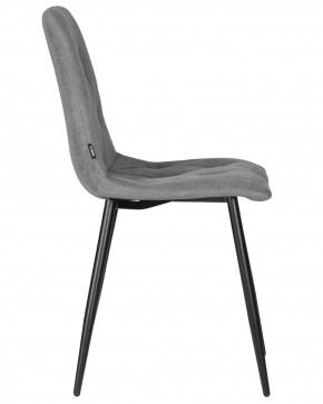 Стул обеденный DOBRIN CHILLY ROMBO, Серый Simple 33, основание черное в Нытве - nytva.ok-mebel.com | фото 3