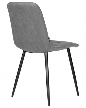 Стул обеденный DOBRIN CHILLY ROMBO, Серый Simple 33, основание черное в Нытве - nytva.ok-mebel.com | фото 4