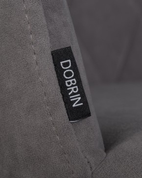 Стул обеденный DOBRIN ROBY, ЭМАЛЬ ЧЕРНЫЙ МУАР велюр Catania Stone в Нытве - nytva.ok-mebel.com | фото 7