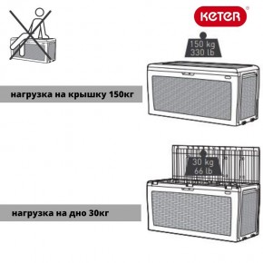 Сундук Samoa Rattan Box 270 L в Нытве - nytva.ok-mebel.com | фото 5