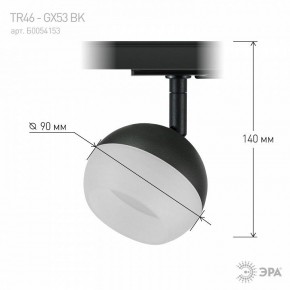 Светильник на штанге Эра  TR46 - GX53 BK в Нытве - nytva.ok-mebel.com | фото 8