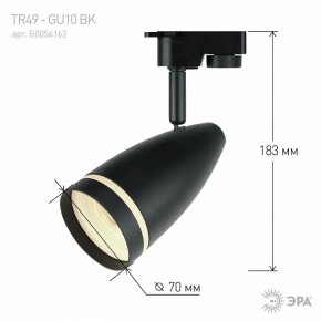 Светильник на штанге Эра  TR49 - GU10 BK в Нытве - nytva.ok-mebel.com | фото 4