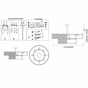 Светильник на штанге Imperiumloft RH Marais Round Chandelier 40,2668 в Нытве - nytva.ok-mebel.com | фото 11