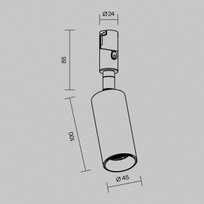 Светильник на штанге Maytoni Focus Led TR201-1-10W3K-M-B в Нытве - nytva.ok-mebel.com | фото 7