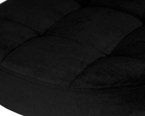 Табурет барный DOBRIN BRUNO GOLD, черный велюр (MJ9-101) в Нытве - nytva.ok-mebel.com | фото 4