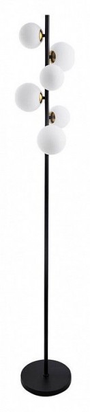 Торшер Arte Lamp Gemini A2243PN-6BK в Нытве - nytva.ok-mebel.com | фото