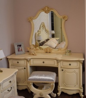 Туалетный стол + Зеркало Мона Лиза (крем) в Нытве - nytva.ok-mebel.com | фото 6