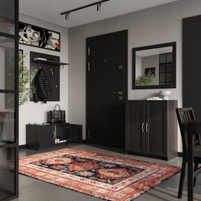 Тумба СИРИУС двухдверная низкая, цвет Дуб Венге в Нытве - nytva.ok-mebel.com | фото 4