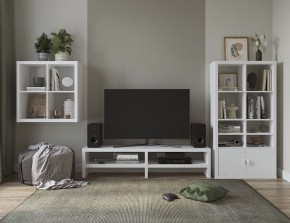 ТВ-тумба Энкель ТВ16, тамбурат, цвет белый в Нытве - nytva.ok-mebel.com | фото 4