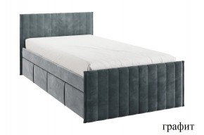 ТВИКС Кровать с ящиками 900 (графит) в Нытве - nytva.ok-mebel.com | фото