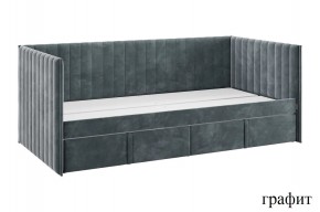 ТВИКС Кровать (софа) с ящиками 900 (графит) в Нытве - nytva.ok-mebel.com | фото