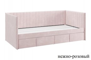 ТВИКС Кровать (софа) с ящиками 900 (нежно-розовый) в Нытве - nytva.ok-mebel.com | фото