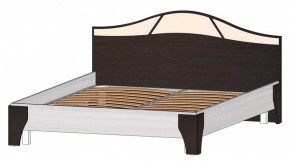 ВЕРОНА Кровать 1600 с основанием (Венге/Анкор светлый) в Нытве - nytva.ok-mebel.com | фото