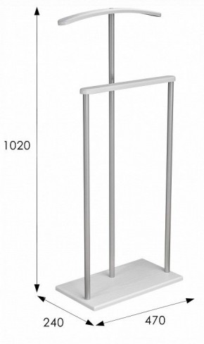 Вешалка для костюма Дэви 1 в Нытве - nytva.ok-mebel.com | фото 6