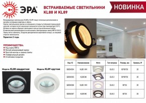 Встраиваемый светильник Эра KL89 BK Б0054357 в Нытве - nytva.ok-mebel.com | фото 2