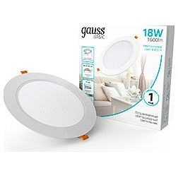 Встраиваемый светильник Gauss  9030420218 в Нытве - nytva.ok-mebel.com | фото