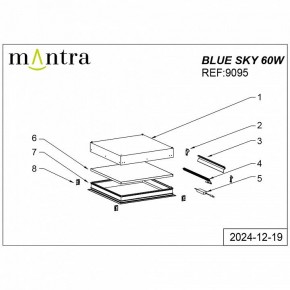 Встраиваемый светильник Mantra Blue Sky 9095 в Нытве - nytva.ok-mebel.com | фото 5