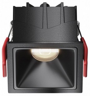 Встраиваемый светильник Maytoni Alfa LED DL043-01-10W4K-SQ-B-1 в Нытве - nytva.ok-mebel.com | фото