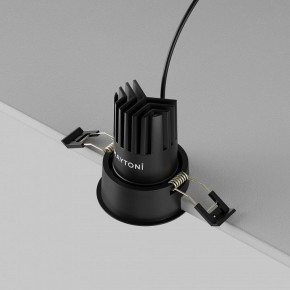 Встраиваемый светильник Maytoni Dip DL115-10W-2.7K-B в Нытве - nytva.ok-mebel.com | фото 6