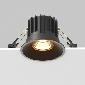 Встраиваемый светильник Maytoni Round DL058-12W2.7K-B в Нытве - nytva.ok-mebel.com | фото 4
