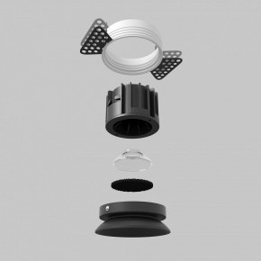 Встраиваемый светильник Maytoni Round DL058-12W2.7K-TRS-B в Нытве - nytva.ok-mebel.com | фото 5