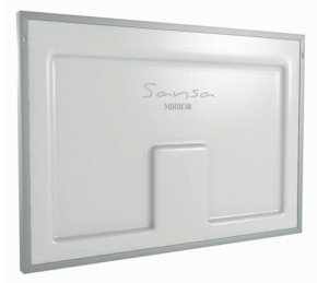 Зеркало Dream 100 alum (линза) с подсветкой Sansa (SDL1027Z) в Нытве - nytva.ok-mebel.com | фото 2